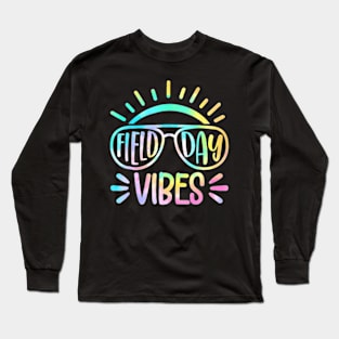 Vibes For Teacher Kids  2024 Long Sleeve T-Shirt